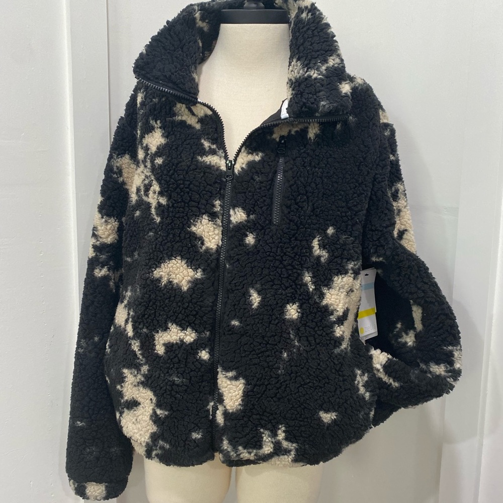 Fun Zella Faux Fur Print Jacket